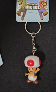 Toad Supermario Pvc action Fig Keychain Schlüsselanhänger Porte-clé