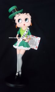 Betty Boop Costume Ireland New in Box - Betty Boop Ierland Dekoratiebeeldje Nieuw 