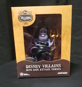 Disney Villians Ursula Mini Egg Attack Series Beast Kingdom Cartoon Comic Collectible New Boxed