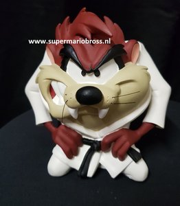 Taz Tasmanian Devil Karate Kimono Looney Tunes Demons Merveille Statue 15cm Rare - Boxed