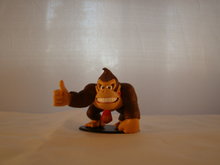 Donkey Kong thumps up action Figure ongeveer 6 cm groot