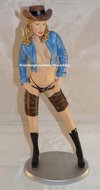 COLLECTION EROTISSIMO -SEXY LADY - DORO - Handpainted Pinup Figurine,