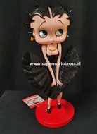 Betty Boop Black Glitter New - Betty Boop In Black Marilyn Monroe Style Polyresin Figurine Boxed