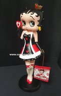 Betty Boop Queen of Heart New &amp; Boxed Collectible Figurine - betty boop harten Dame decoratie beeldje