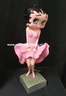 Betty Boop Pink Dress Posing New &amp; Boxed Collectible Figurine - betty boop roze jurk Cool Breeze deco