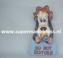 Droopy Wall Hanger Do Not Disturb 40cm Polyester Cartoon Comic animation Sculpture 