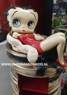 Betty Boop Cd Tower 152cm High Betty CD Turm Polyester Big Cartoon Comic Statue Figure New