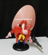 Yosemite Sam Looney Tunes Warner Bros Cartoon Comic Pirate Sam Crazy Statue Boxed