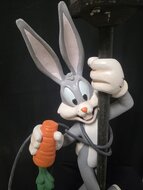 Bugs Bunny With Lamp Warner Bros Looney Tunes Polyester Cartoon Sculpture 66cm high