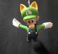 Luigi Flying Pvc supermariobross Galaxy action Figure 22cm boxed