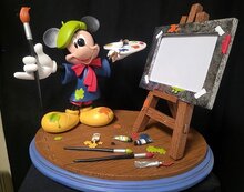 Mickey Painter With Photoframe Kunstschilder Big Fig Boxed