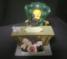 Tweety and Sylvester Big Shot Cartoon Comic Figurine rare vintage 