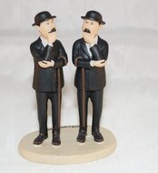 Jansen En Janssen - Dupont &amp; Dupond Resin figuur Les Aventures De TinTin