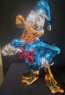 Donald Duck in Blue Pop Art Big Fig Statue Cartoon Comic Replica Sculpture Boxed
