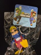 Super mario in Fishsuite Pvc Action Figure Keychain Schlüsselanhänger Porte-clé