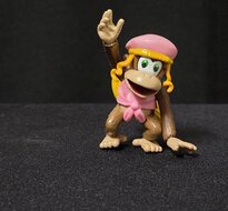 Dixie Kong Rare supermario Pvc Action Figure 4cm 