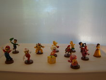 SETJE, 13 action figuurtje&#039;s,Mario Luigi Groene Koopa Bowser Fire Flower Rode Koopa Boo Diddy Kong Toadette Waluigi Dais