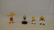 Dragonball Z - 4 figuren  3 cm groot