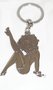 Betty Boop Sleutel hanger one leg Silver