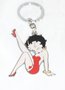 Betty Boop Sleutel hanger one leg Silver gekleurd