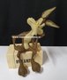 wile e coyote sculpted by david krakov