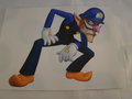 Strijkpatroon  Waluigi,