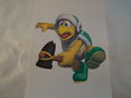 Strijkpatroon Koopa troopa Hammer Bro,