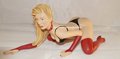 COLLECTION EROTISSIMO -SEXY LADY - JOY - Handpainted Pinup Figurine,