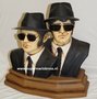 Blues Brothers Buste - 50 cm Polyester - Dekoratie - MEUBELS - DECO