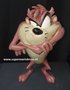 Taz - The tasmanian Devil 37cm Tall Standing  Looney Tunes Warner Bros Statue Used Cartoon Comic Polyester