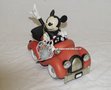 Mickey in Car 19 cm - Disney Mickey Mouse in Car Statue Used Boxed