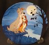 Lady & The Tramp Moonlight Romance - Walt Disney Collector Plate Lady en de Vagabond