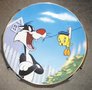 WB looney Tunes WARNER BROS GALLERY COLLECTOR&#039;S EDITION PLATE BAD OL&#039; PUTTY TAT Plate Boxed