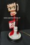 Betty Boop in Red dress Standing Lamp new in Box - betty boop in rood staande lamp decoration Figure collectible