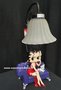 Betty Boop Glamour Lamp new in Box - betty boop op een bankje met lamp decoration Figure collectible