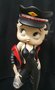 Betty Boop Biker Girl 3Ft High - betty als biker in zwart motorpak  Polyester Cartoon Comic figur