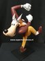 Tex Avery The wolf Statue demon & Merveilles Figure Loup Statue Used Cartoon Figurines 36cm