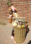 Pink Panther and Clouseau garbage Can Big Fig Statue Universe 115cm High very rare Cartoon Figure litter Bin Used