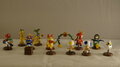 SETJE, 13 figuurtje's Shell Mario, Penguin Mario, Blauw en Gele Toad,Fishbone,Yoshi roze, Sea Urchin, Bramball, Propelle
