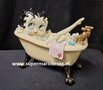 Betty Boop Bath Tub Cartoon Comic Collectible Figurine Used Retired 2003