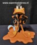 Daffy Duck Painting go's wrong Warner Bros  20cm Cartoon Comic Collectible Sculpture Boxed