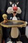 Sylvester & Tweety Statue Butler Life Size Waiter Kelner Very Rare to Find Big Fig