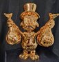 Scrooge with Money Bag Chromed Replica Pop Art Cartoon Sculpture Big Fig 