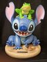Disney Master Craft Beast Kingdom Stitch with Frog Statue 33cm High New Boxed