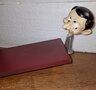 Mr Bean Cd holder Carrtoon comic Collectible Polyresin Statue Boxed