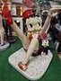 Betty Boop with pudgy Table 61cm Hand Painted Collectible Big Fig Polyester