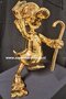 Scrooge Mc Duck with walking Stick Chromed Gold Replica Pop Art Sculpture 