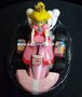 Princes Peach Pull Back Kart Figurine  -  Pvc Pull back cart 12 x 9 cm groot