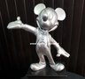 Extremely Rare! Walt Disney Mickey Mouse Silver Cast Member Award Figurine Statue,