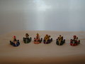 MARIO Pull Back Kart Figuren - Mario Pull Back Kart - 6 STUKS